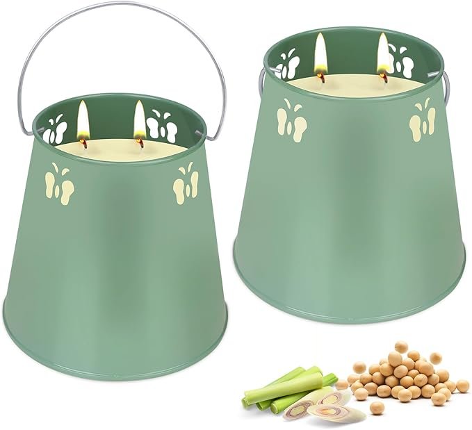 velas de citronela con asas