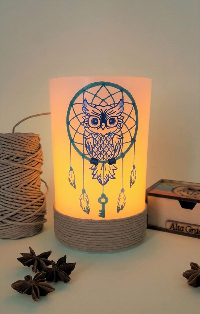 Vela artesanal cilíndrica
