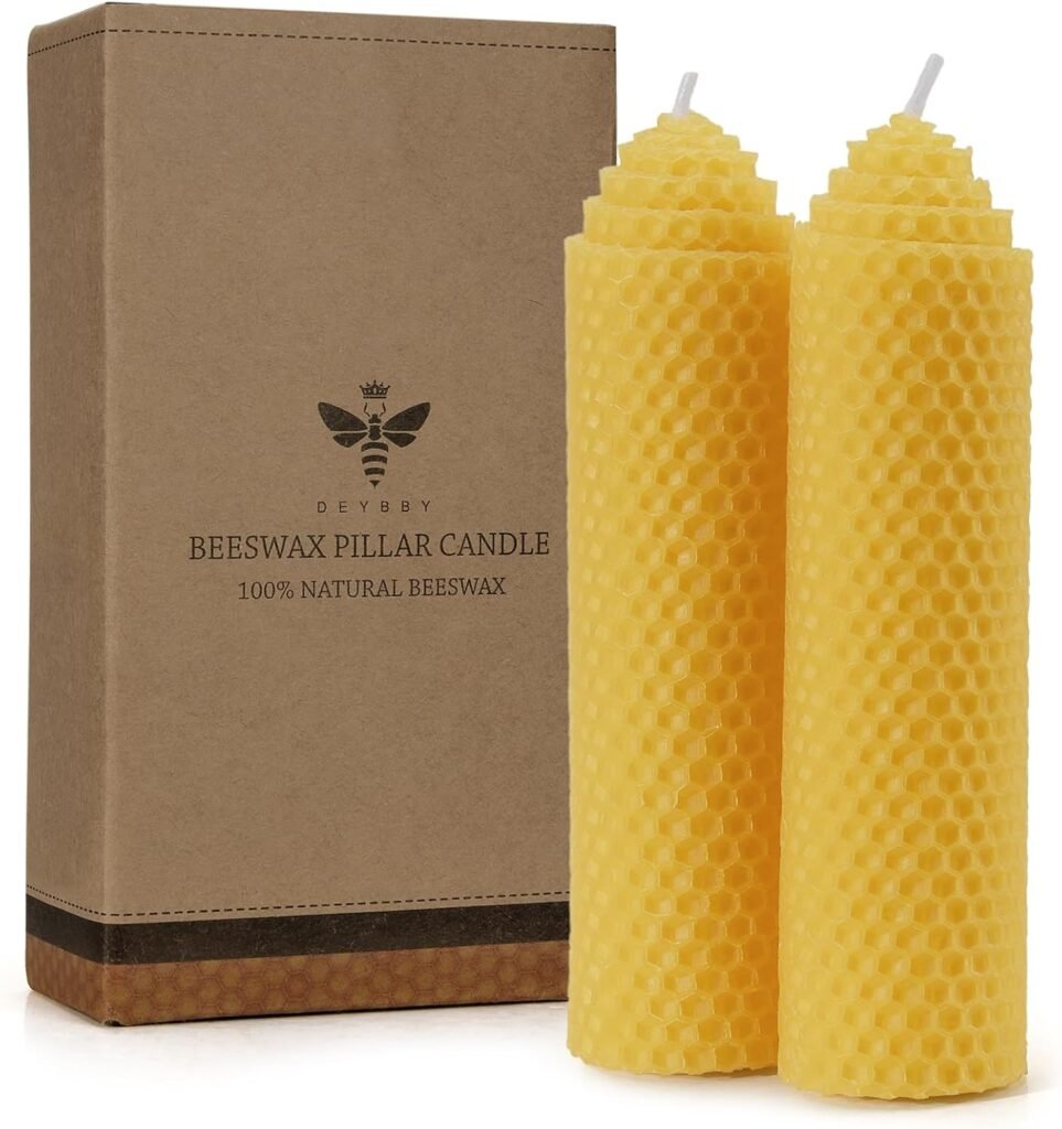 Velas de cera de abeja pura