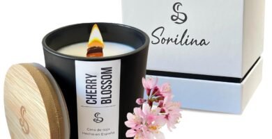 vela de soja aroma cerezo