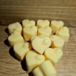 velas artesanales de vainilla y frambuesa