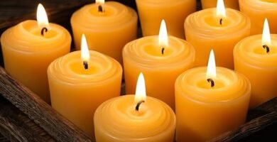 velas de miel 100%
